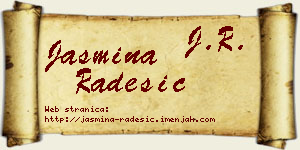 Jasmina Radešić vizit kartica